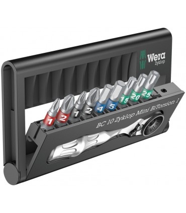 Wera Bit-Check 10 Zyklop Cırcırlı Bitorsion 1 Bits Seti 05057418001