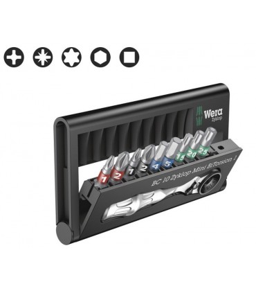 Wera Bit-Check 10 Zyklop Cırcırlı Bitorsion 1 Bits Seti 05057418001