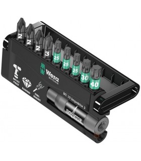 Wera Bit-Check 10 Impaktor Torx Pozidriv Bits Seti 3 05057683001