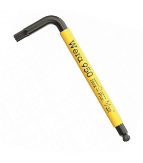 Wera 950 SPKS Renkli Kısa Allen Anahtar Topbaş HexPlus 5/32" 05022654001