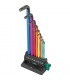 Wera 950/9 SPKL Renkli HexPlus Topbaş Allen Set 3 Mıknatıslı 05133165001