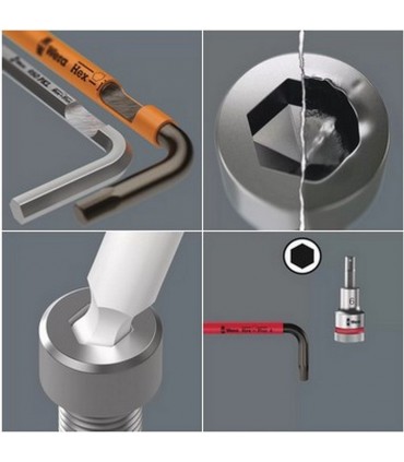 Wera 950/9 SPKL HexPlus Topbaş Renkli Alyan Seti Imperyal 05022640001