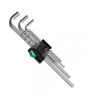 Wera 950/9 HexPlus 2 Krom Kaplı Alyan Anahtar Seti 05021909001