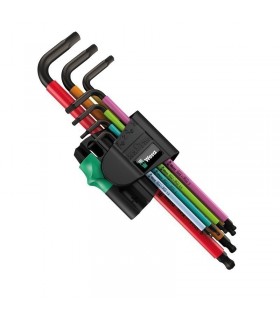 Wera 950/7 SPKL Hexplus Mıknatıslı Topbaş Renkli Alyan Seti 05022534001