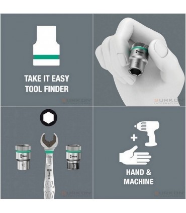 Wera 8790 HMA HF Zyklop 1/4" Lokma 23x14mm 05003729001