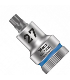 Wera 8767 B Zylop 3/8" Lokma Bits Torx HF TX27x35mm 05003064001