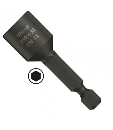 Wera 869/4 Nutsetter Bits Bağlantılı Lokma 50x11mm 05060406001