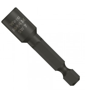 Wera 869/4 M Nutsetter Bits Bağlantılı Lokma Mıknatıslı 50x7,0mm 05060422001