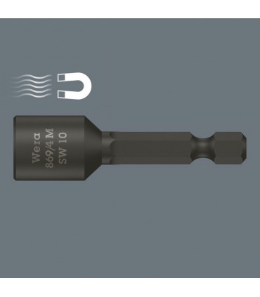 Wera 869/4 M Nutsetter Bits Bağlantılı Lokma Mıknatıslı 50x5,5mm 05060420001