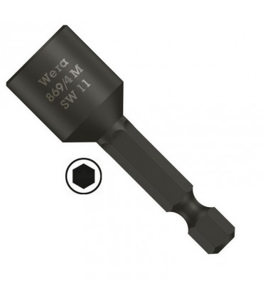 Wera 869/4 M Nutsetter Bits Bağlantılı Lokma Mıknatıslı 50x11mm 05060426001
