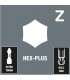 Wera 842/4 Z HexPlus Topbaş Bits Uç 89mm 9/64" 05380127001