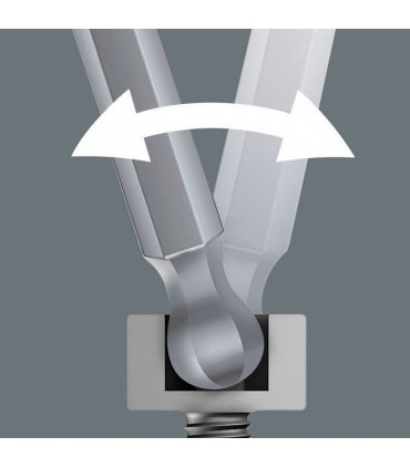 Wera 842/1 Z HexPlus Topbaş Bits Uç 25mm 5/32" 05380107001