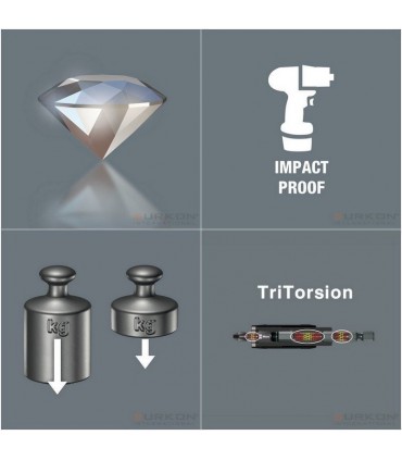 Wera 840/1 IMP DC HexPlus Bits Uç 25x5mm 05073905001