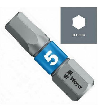 Wera 840/1 BTZ HexPlus Bits Uç 25x2,5mm 05056682001