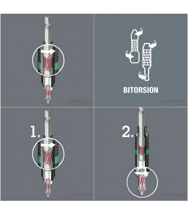 Wera 840/1 BTZ HexPlus Bits Uç 25x2,5mm 05056682001