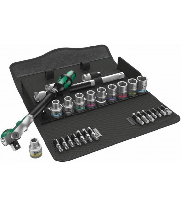 Wera 8100 SC6 Zyklop Speed Cırcır 1/2" Lokma Bits Seti 05004076001