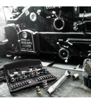 Wera 8100 SB6 Zyklop Speed Cırcır 3/8" Lokma Bits Seti 05004046001