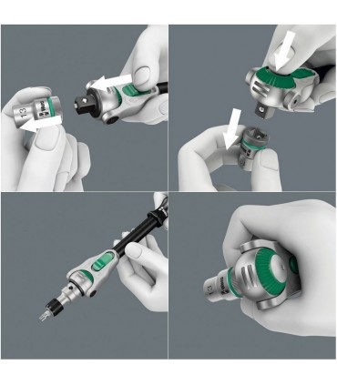 Wera 8100 SB2 Zyklop Speed Cırcır 3/8" Lokma Bits Seti 05003594001