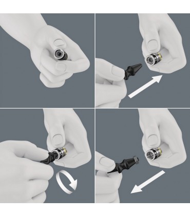 Wera 8100 SA ALL Zyklop Cırcır 1/4" Lokma Bits Seti 05003755001