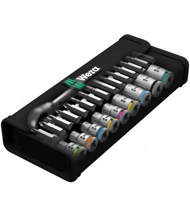 Wera 8100 SA7 Zyklop Cırcır 1/4" Lokma Bits Seti 05004017001