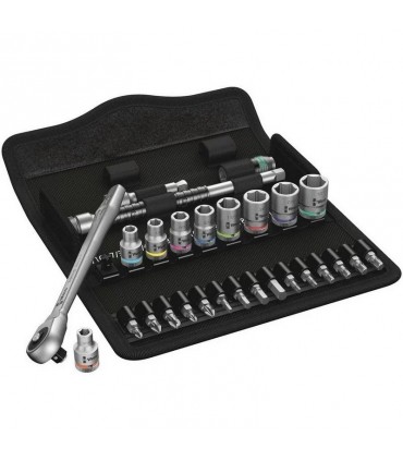 Wera 8100 SA10 Zyklop Metal Cırcır Lokma Bits Seti 1/4" Imperyal 05004020001