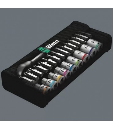 Wera 8100 SA10 Zyklop Metal Cırcır Lokma Bits Seti 1/4" Imperyal 05004020001