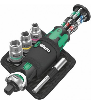 Wera 8009 Zyklop 3/8" Cırcır Bits Lokma Seti 05004281001