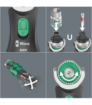 Wera 8009 Zyklop 3/8" Cırcır Bits Lokma Seti 05004281001