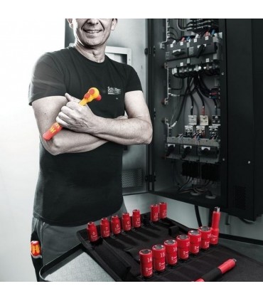 Wera 8007 B VDE İzole Zyklop Cırcır 3/8" Sürücü 05004966001