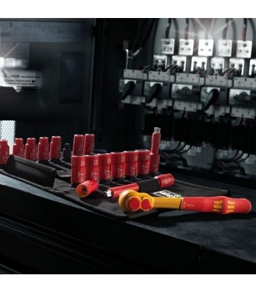 Wera 8007 B VDE İzole Zyklop Cırcır 3/8" Sürücü 05004966001