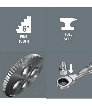 Wera 8005 Zyklop Mini 2 Cırcır 05003660001