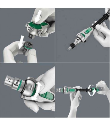Wera 8000 A Zyklop Cırcır 1/4" Sürücü 05003500001