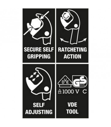 Wera 6004 Joker VDE Cırcırlı Kurbağacık Seti 4 Parça 05020170001