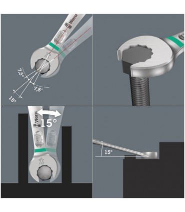 Wera 6003 Bisiklet Tamir Joker Yıldız Açık Ağız Anahtar Seti 5P 05004178001