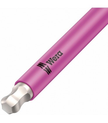 Wera 3950 SPKL Renkli Alyan Anahtar Topbaş HexPlus 3/8" 05022858001