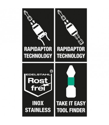 Wera 3851/1 TS Yıldız Bits Uç 25mm PH2 05071011001