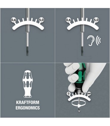 Wera 300 Sabit Torklu Tornavida 0,9Nm Torx TX7 05027931001