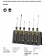Wera 1578 A ESD Mikro Tornavida Yıldız Düz Set 6P 05030170001