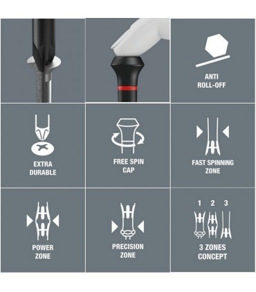 Wera 1555 ESD Pozidriv Mikro Tornavida 80mm PZ1 05030116001