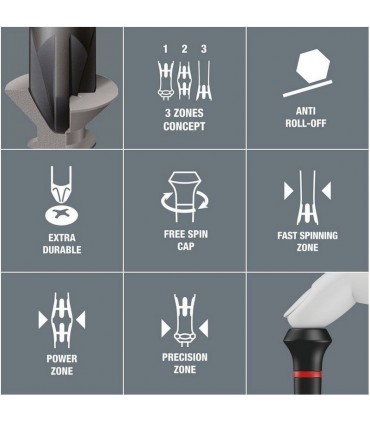 Wera 1550 ESD Yıldız Mikro Tornavida 40mm PH0 05030119001