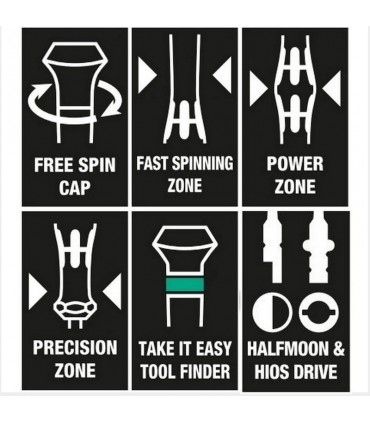 Wera 11 ESD Yarımay Hios Mikro Tornavida Bits Seti 05073670001