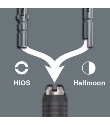 Wera 11 ESD Yarımay Hios Mikro Tornavida Bits Seti 05073670001