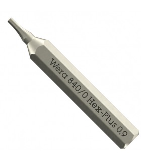 Wera 840/0 Micro 4mm HexPlus Bits 0.9x30mm 05058108001