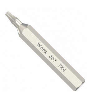 Wera 867/0 Micro 4mm Torx Bits 30mm TX4 05058102001