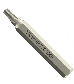 Wera 867/0 Micro 4mm Torx Bits 30mm TX8 05058132001