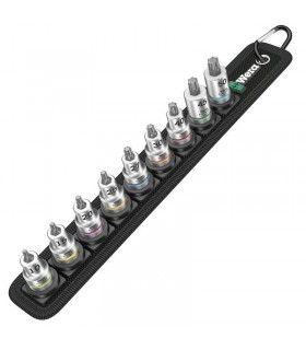 Wera 8767 HMB Zyklop 3/8" Belt3 Torx HF Lokma Bits Seti 05003972001