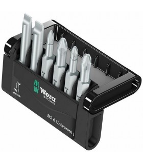 Wera Bit-Check 6 Universal 1 PZ/PH/SL Bits Seti 50mm 05056474001