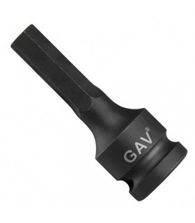 GAV 244010012 Ağır İş 1/2" Havalı Lokma Bits Hex/Alyan 12mm [H:100mm]