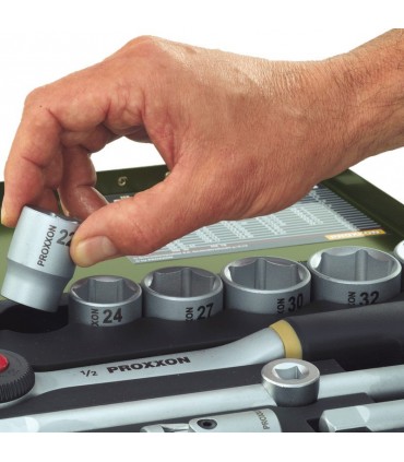 Proxxon Endüstriyel 23536 3/8" Kare Soketli Altıköşe Uzun Lokma 10mm