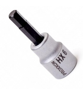 Proxxon Endüstriyel 23578 3/8" Kare Soketli Alyan/Hex Lokma Bits 6mm